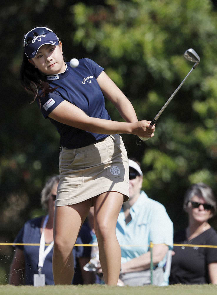 【画像・写真】河本　復調16位　パット修正しスコア上昇「トップ10に入りたい」