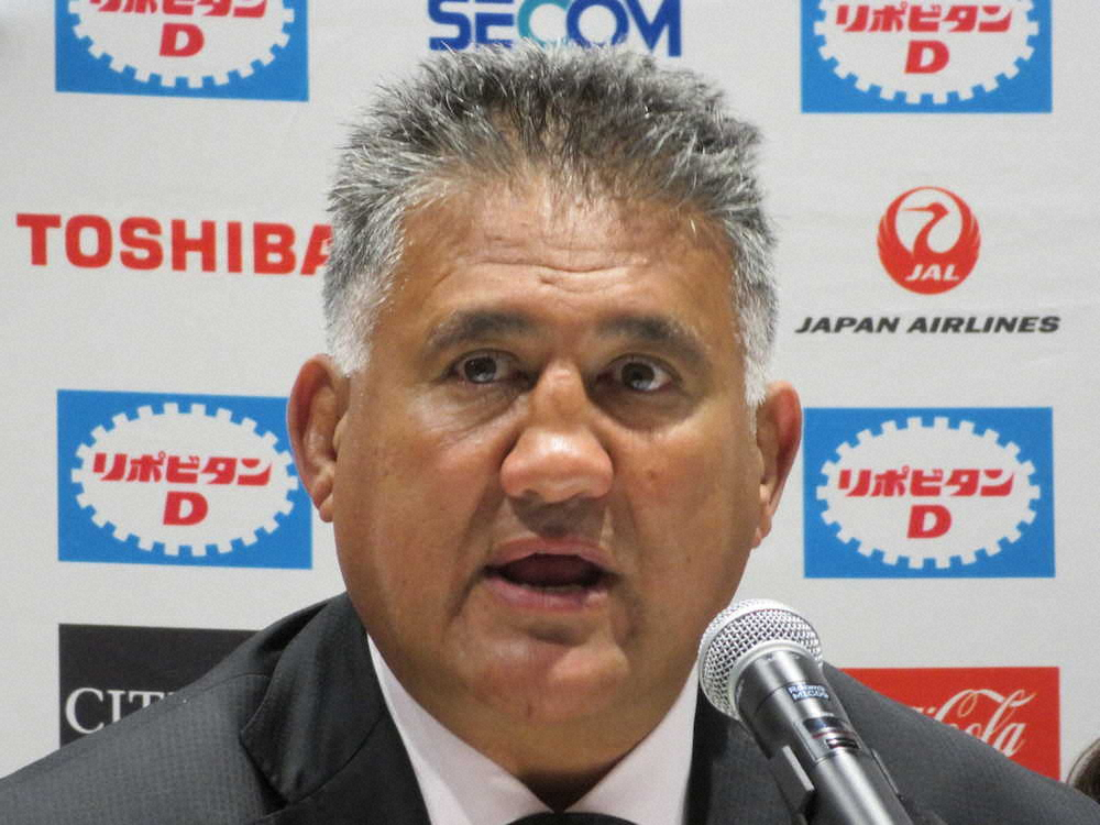 日本代表のジョセフ・ヘッドコーチ