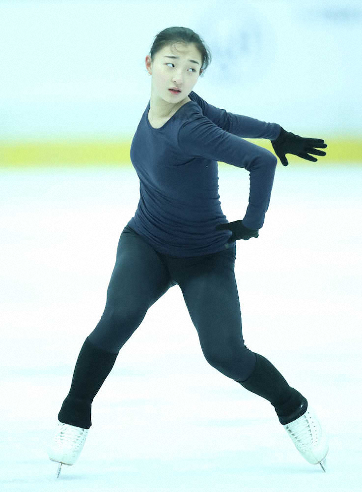 【画像・写真】坂本花織、4回転トーループは成功せず「うまくいかんねぇ」