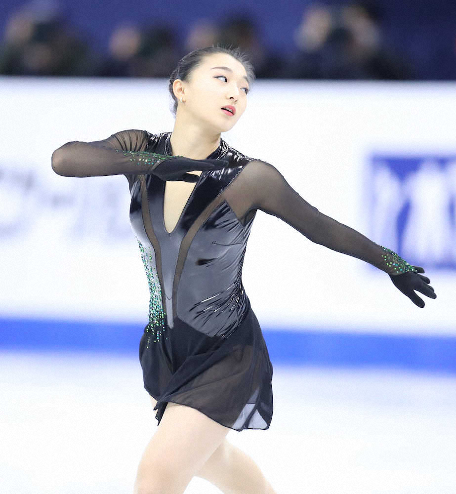 【画像・写真】樋口　3回転半転倒も「次につながる」自己ベスト4位　坂本は「今季のいつもの自分が…」落胆自己新5位