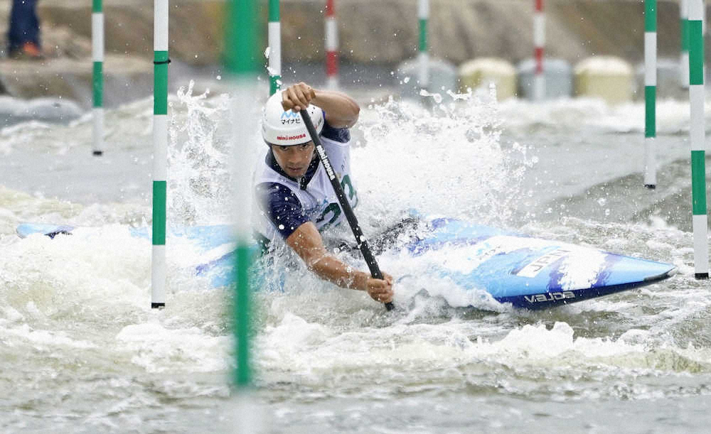 【画像・写真】カヌー男子カナディアンシングル　ハネタク、準決敗退も陸上トレ手応え