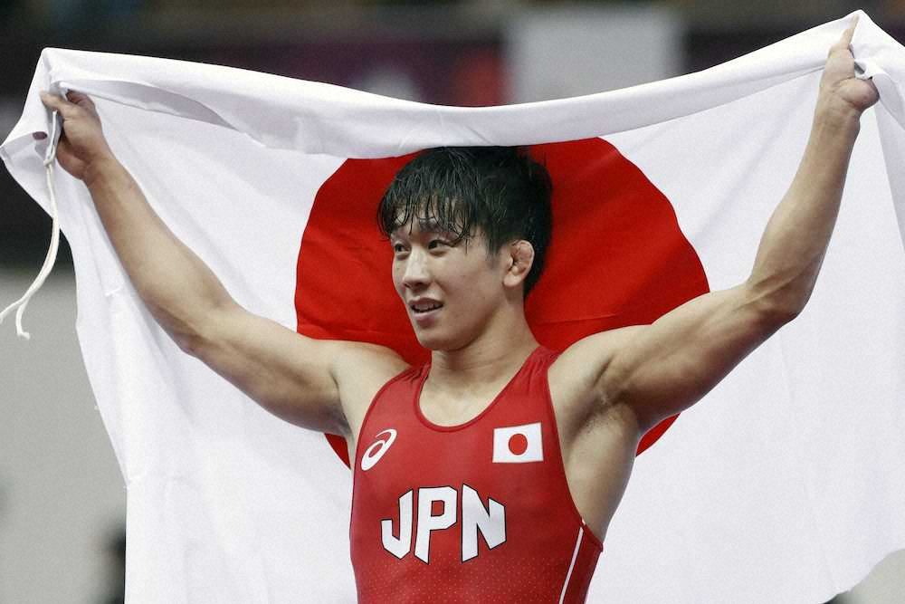 【画像・写真】レスリング男子65キロ級　乙黒拓が初優勝！