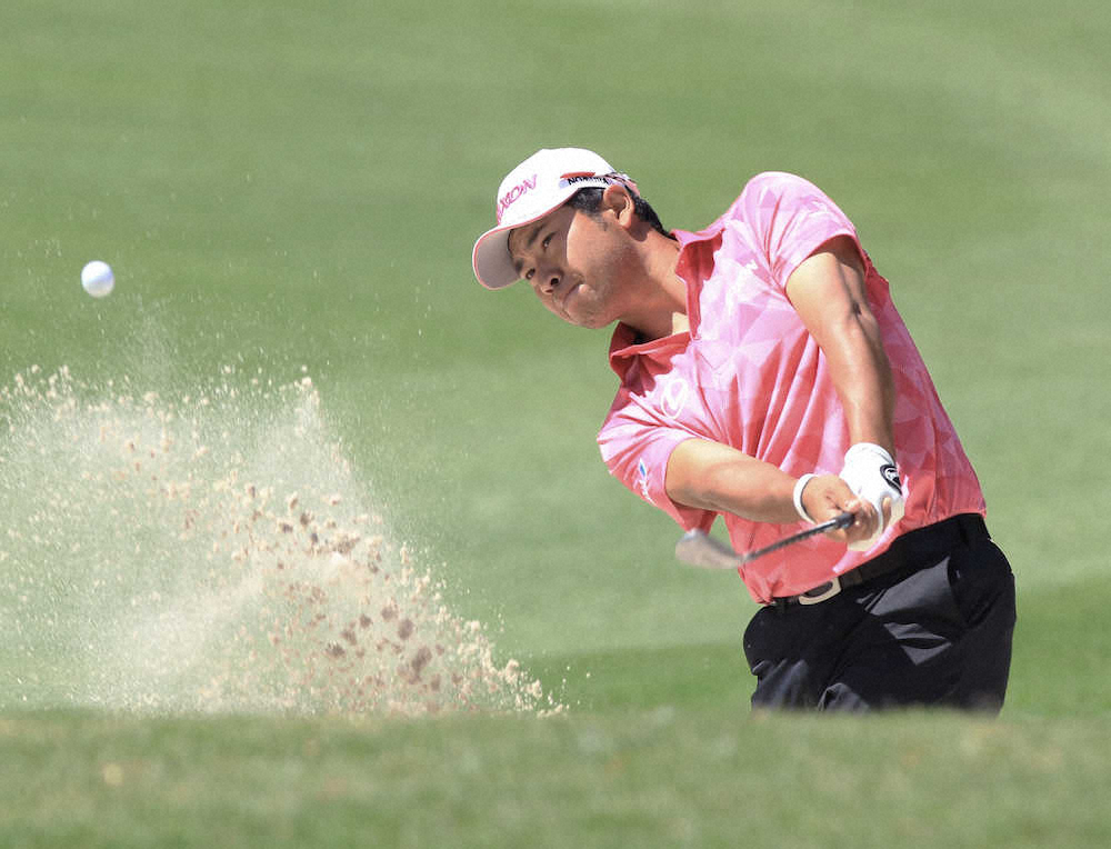 【画像・写真】松山　充実4位浮上「いいプレーができている」