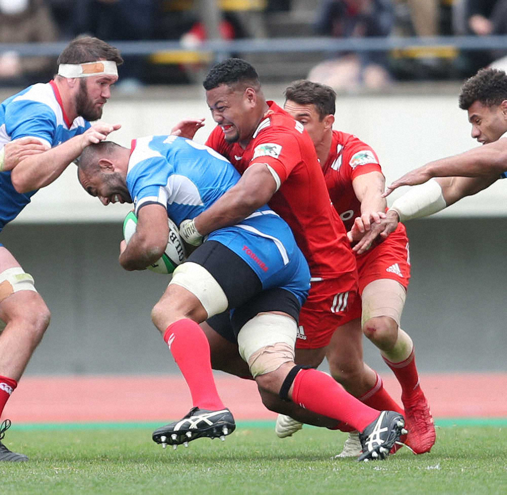 【画像・写真】東芝　リーチ・マイケル、見せ場つくれず悪夢の大敗「60点近くやられて本当に悔しい」