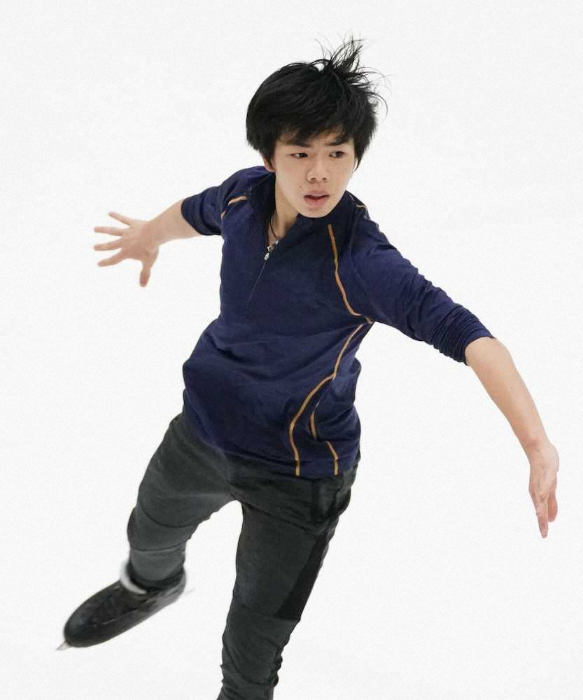 ＜フィギュアスケート世界ジュニア選手権＞曲かけ練習で好調ぶりをアピールした佐藤駿