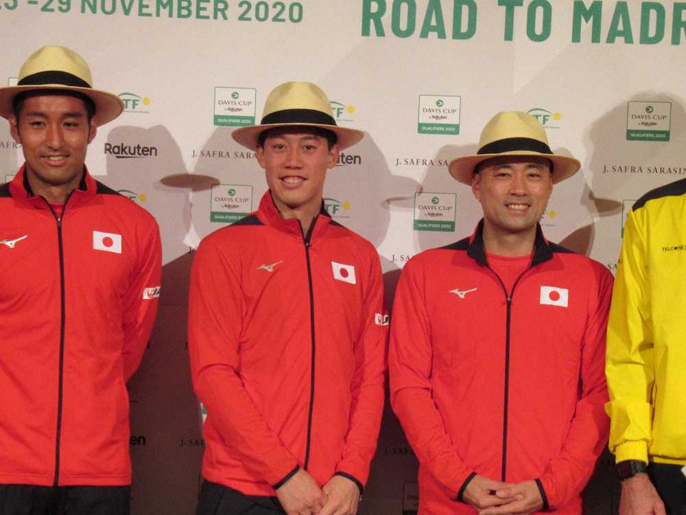 【画像・写真】無観客デ杯予選　錦織は控え「体調面がまだMAXじゃない」