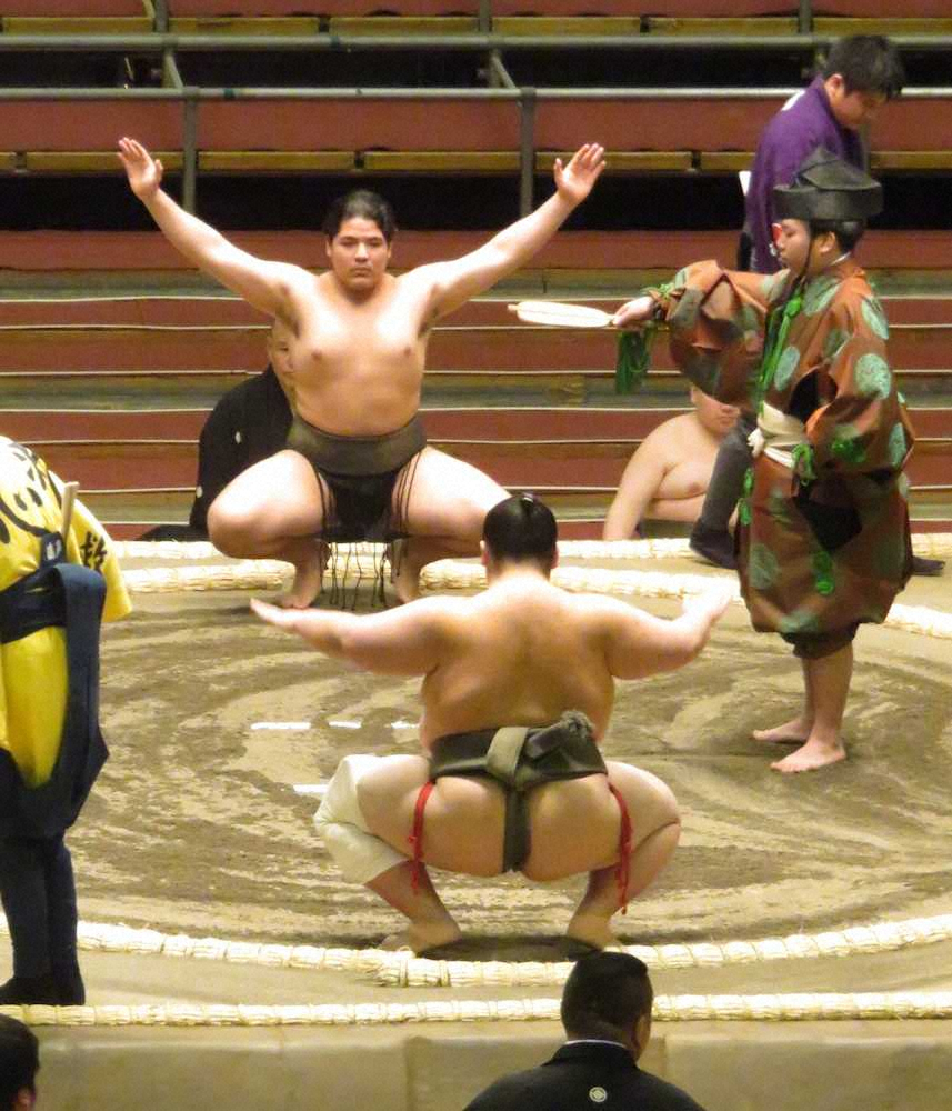 【画像・写真】煌、序の口デビューで白星「声がなくて静か」無観客春場所が始まる