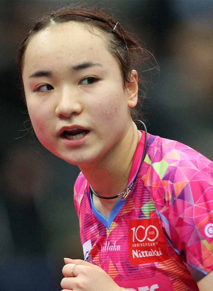 【画像・写真】美誠　世界1位の陳夢に敗れ準V　水谷隼との混合ダブルスでは今季初V