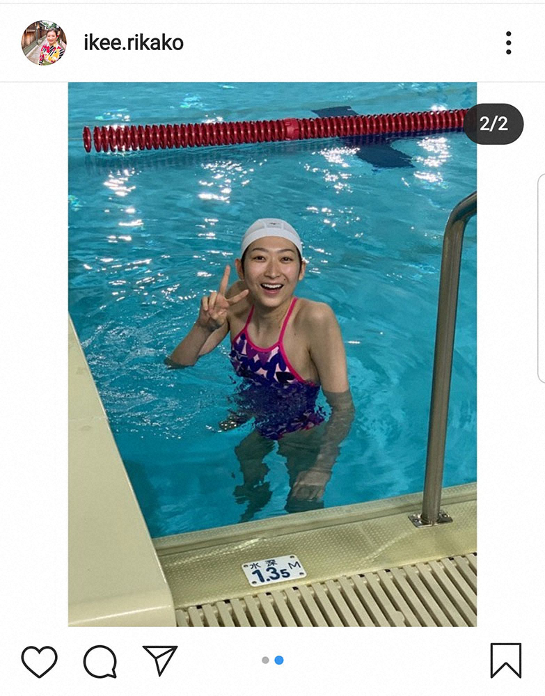 【画像・写真】池江璃花子　406日ぶりプールに「言葉に表せないくらい嬉しくて、気持ちが良くて、幸せです」