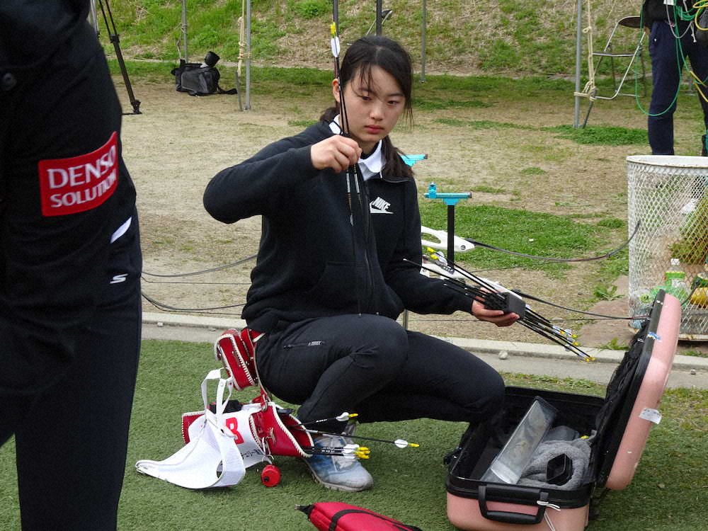 【画像・写真】女子高生・園田稚の戦い終わる「この経験を糧に―」　アーチェリー2次選考会