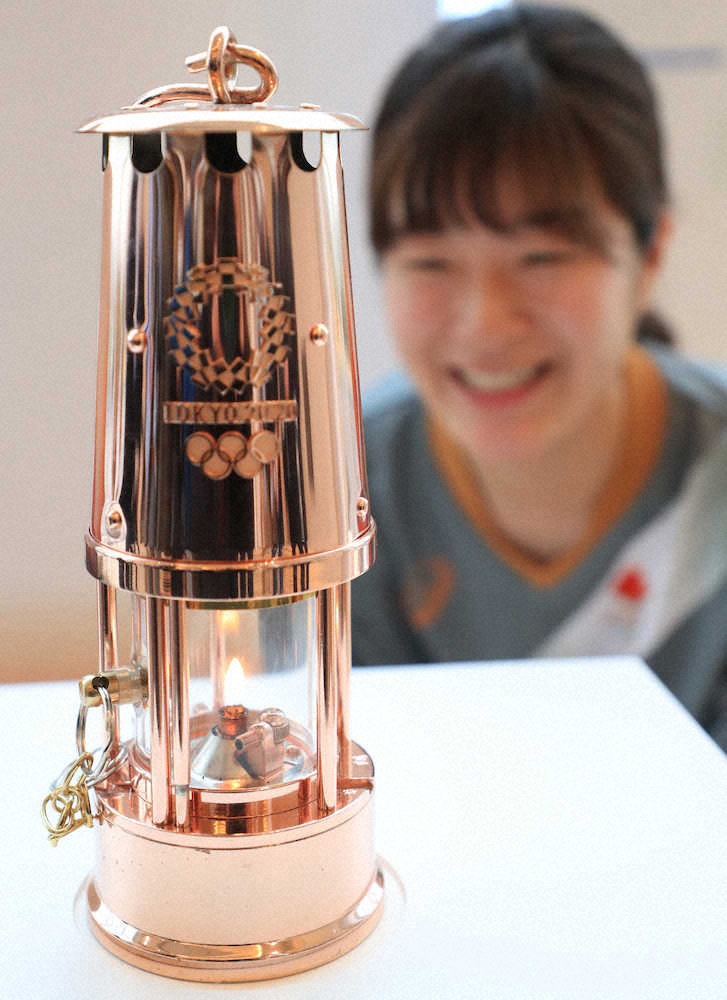 【画像・写真】Jヴィレッジで聖火展示　2日から一般公開