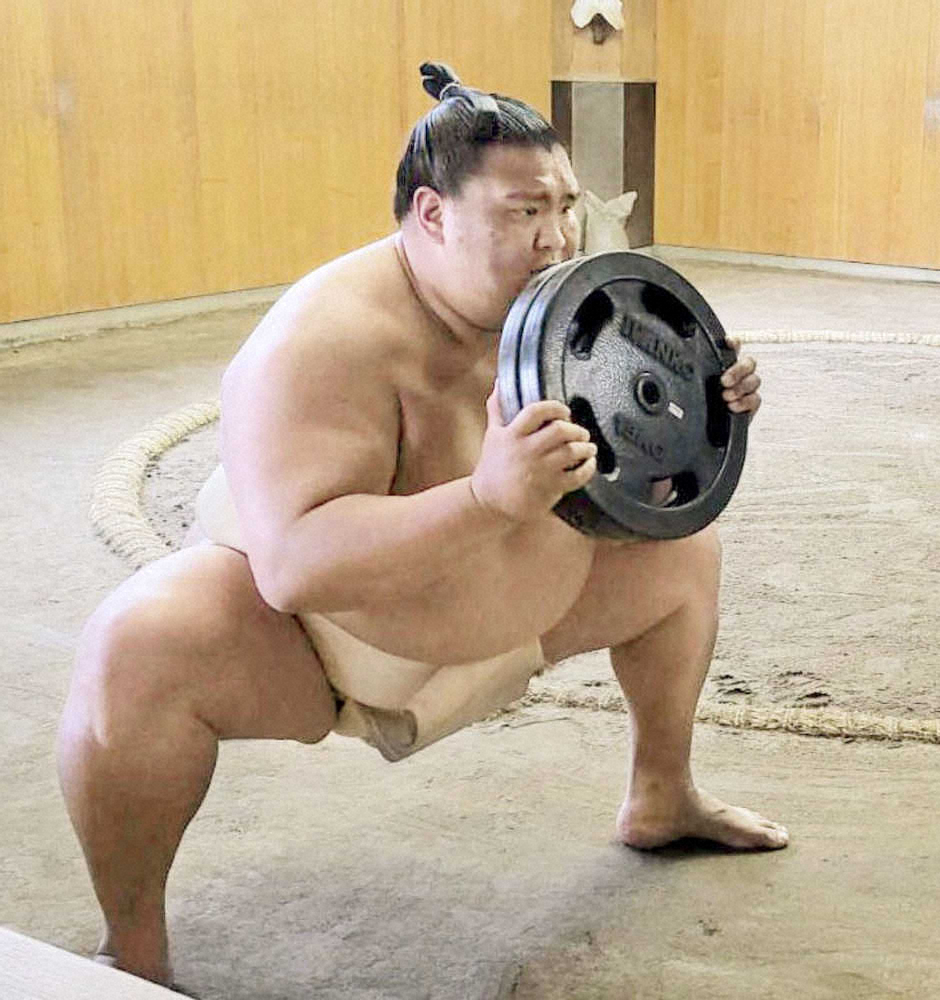 【画像・写真】三役復帰の御嶽海　じっくり稽古で夏場所へ「もう落ちない、上を目指す」