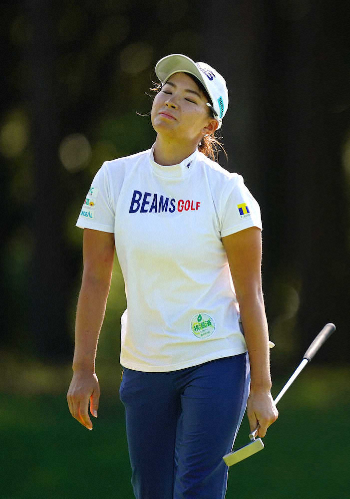 【画像・写真】渋野　1打及ばず昨年11月以来の予選落ち「全体的にダメダメ。自分の問題です」