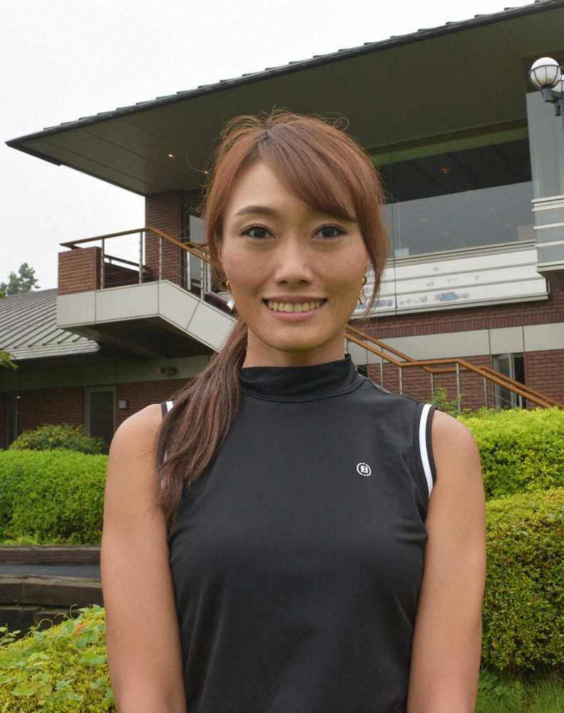 【画像・写真】日本社会人ゴルフ選手権関東予選　紅一点で出場した塩田美樹子