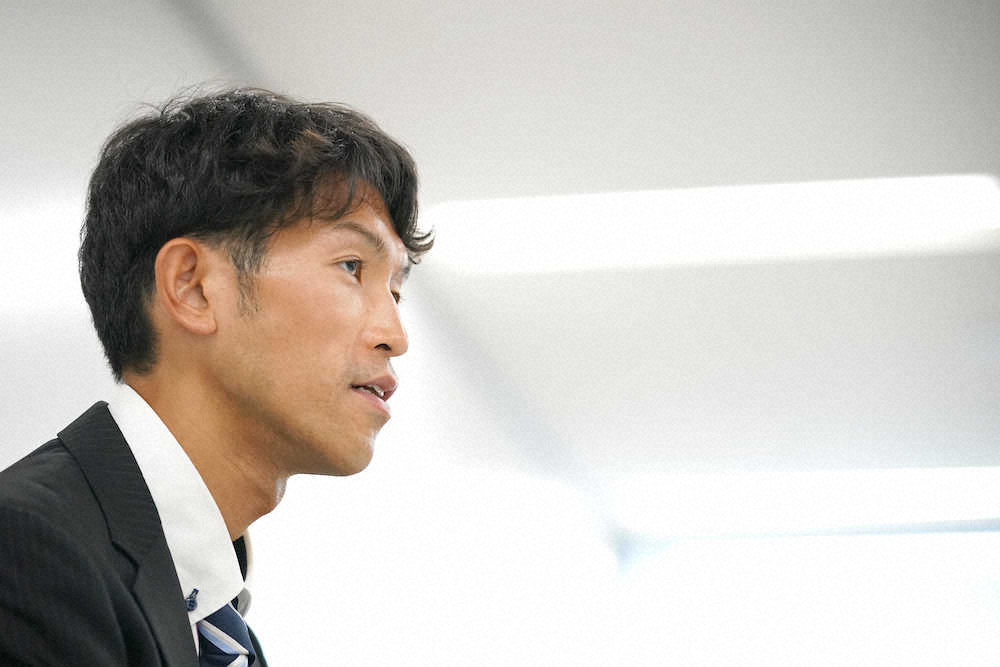 【画像・写真】質問に答える熊谷（撮影・会津　智海）