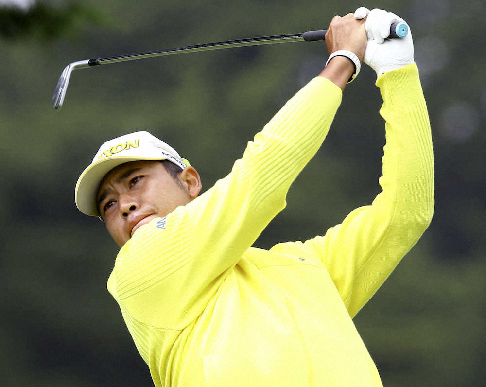 【画像・写真】松山、首位と5打差18位　後半連続ボギーもバーディー締め「まだまだ分からないので頑張りたい」