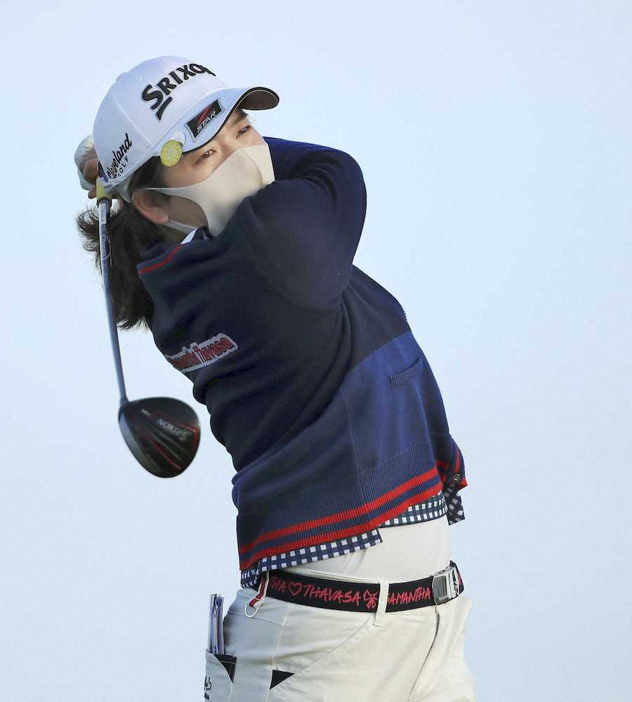 【画像・写真】勝みなみ　5オーバー発進も前向く、キャディーバッグ一時紛失も間に合いホッ