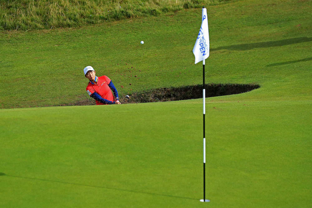 【画像・写真】渋野　苦戦リンクスに「リベンジしたい、しっかり成長して帰ってきたい」
