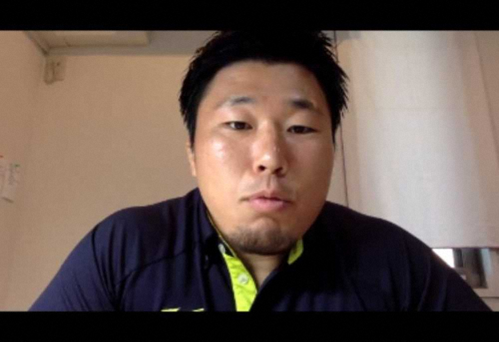 スポーツを止めるな「青春の宝」プロジェクトの上映会にオンラインで出席した日本ラグビー選手会長の川村慎