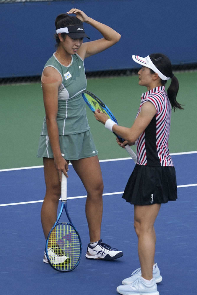 【画像・写真】青山＆柴原組、ストレート負けも次戦・全米に意欲「感覚は戻ってきた」