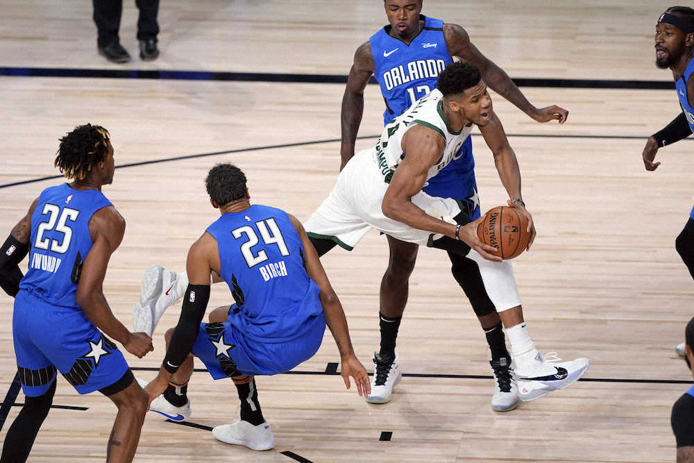 【画像・写真】バックスが2年連続で東地区準決勝に進出　先発したマシューズがボイコット当日の模様を説明