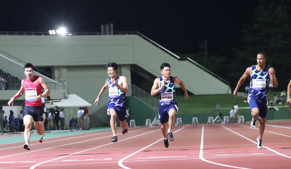 【画像・写真】ケンブリッジ復活「10秒03」3年ぶり自己ベスト更新　今季好調の桐生に勝った