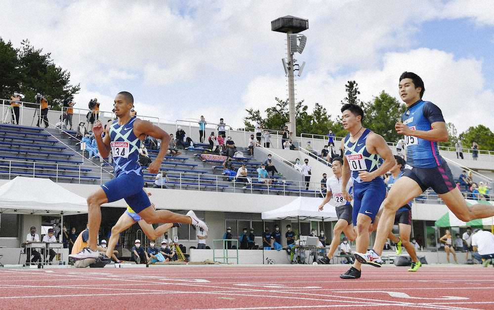【画像・写真】ケンブリッジ飛鳥は10秒13着　200メートルで7年ぶり自己新狙う