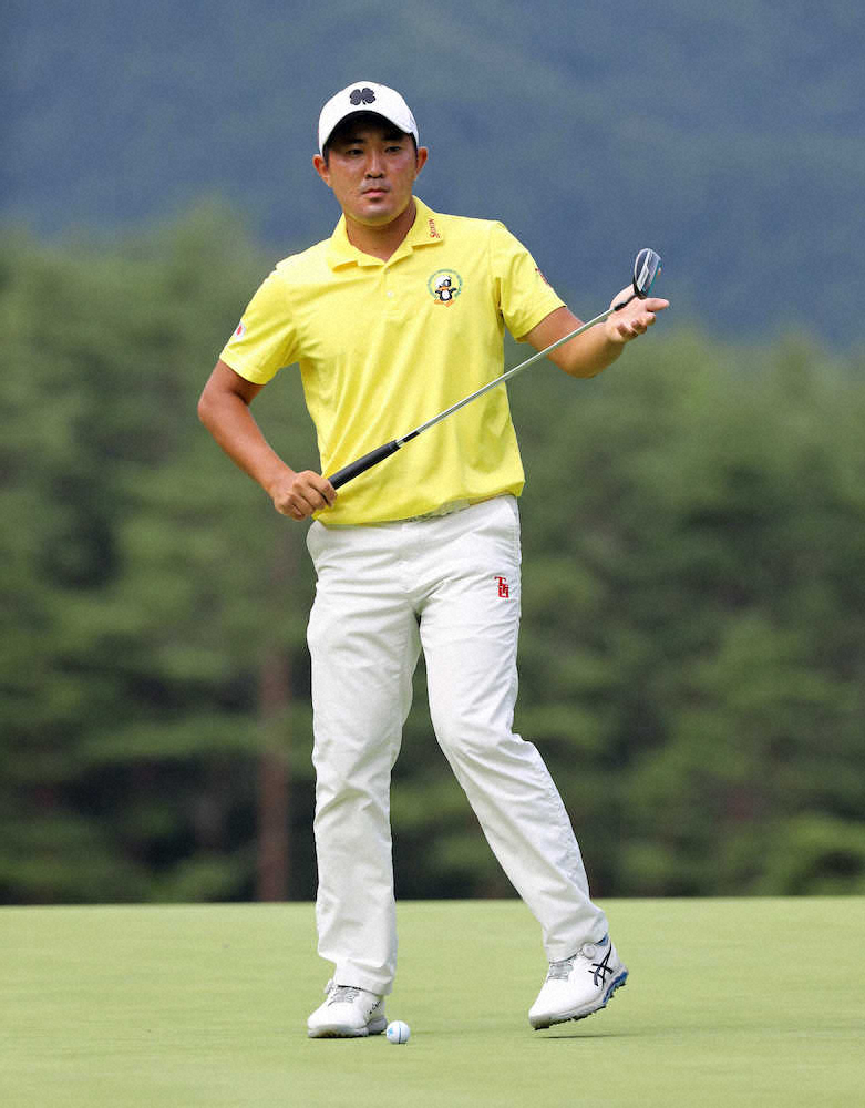 【画像・写真】金谷、アマ初2勝ならず　チャンス決めきれず後悔「優勝する人との差」