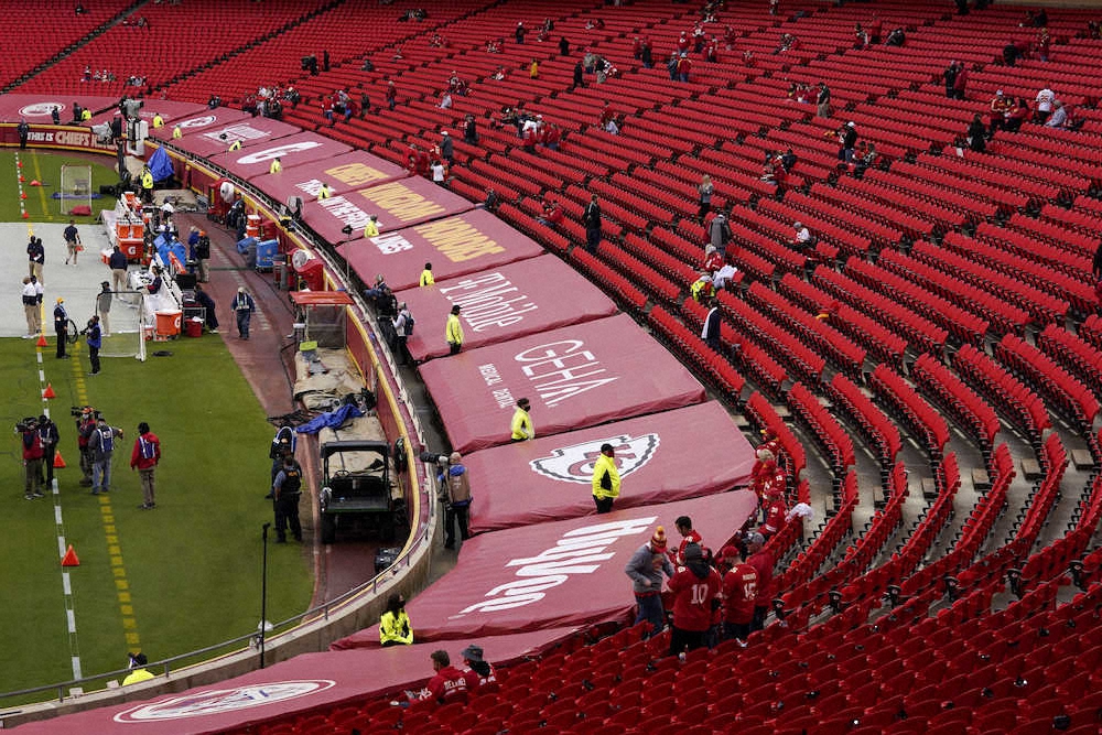 【画像・写真】NFLが開幕　王者チーフスがテキサンズに連続31点で勝利　観客動員は22％に制限