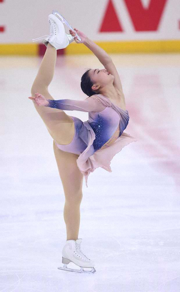 【画像・写真】坂本花織、無観客での演技は「練習と同じ状況に近い」