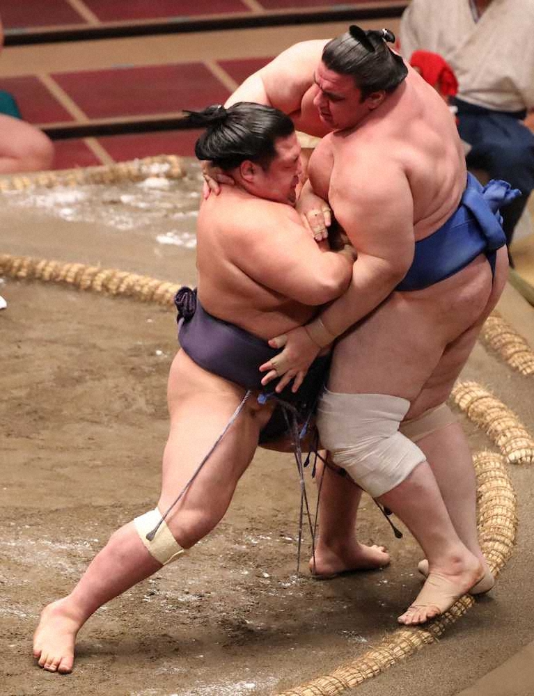 【画像・写真】朝乃山、3連敗後は連勝　平幕・阿武咲が唯一の5連勝　貴景勝は4勝目