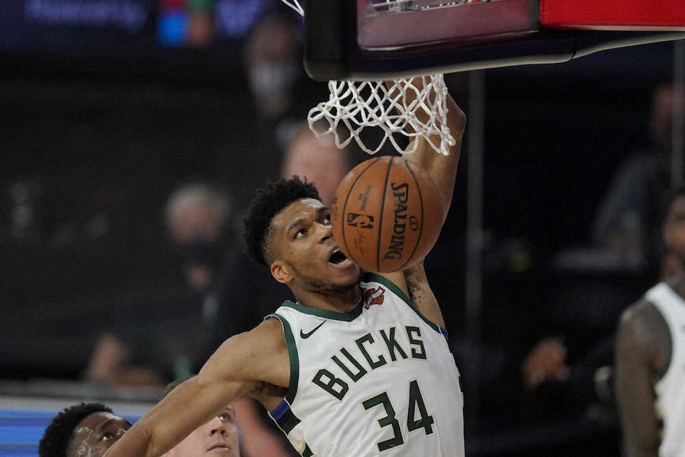 Nbaのmvpは2季連続でアデトクンボ 最優秀守備選手賞との2冠は史上3人目 スポニチ Sponichi Annex スポーツ