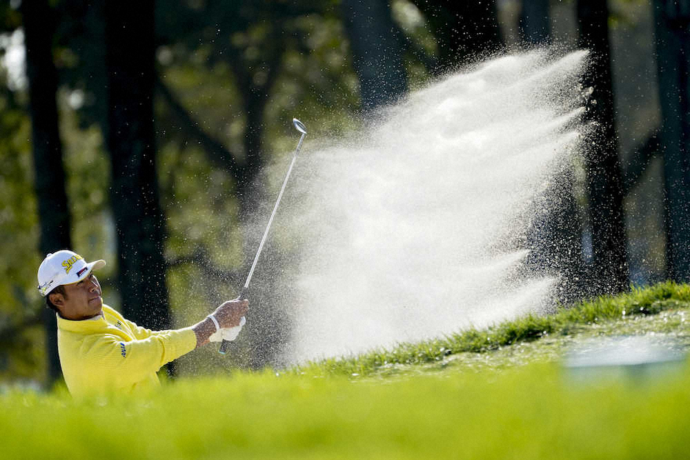 【画像・写真】松山、ブーメランチップインで4打差7位！さぁメジャー制覇への36H