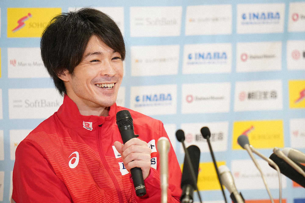 【画像・写真】内村　H難度成功も悔し…389日ぶり実戦、五輪金へ“鉄棒スペシャリスト”初陣6位