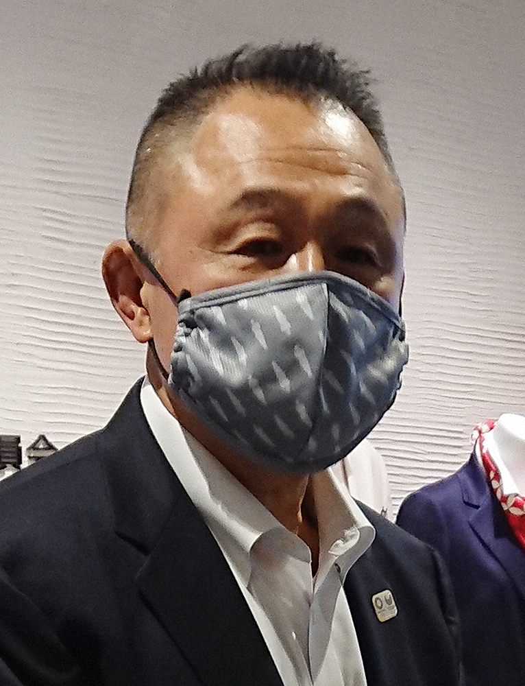 柔道のGS東京大会の中止を受けて、取材に応じる全柔連の山下泰裕会長
