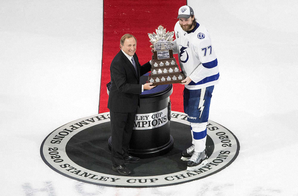 【画像・写真】NHL王者はライトニング　新型コロナ渦の北米4大スポーツの優勝決定は初めて