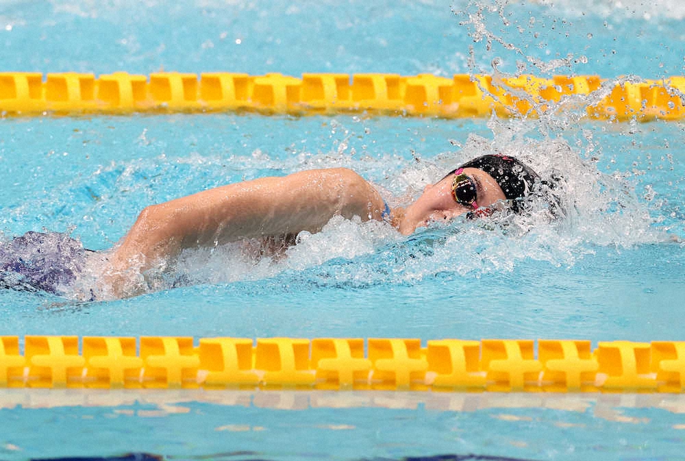 【画像・写真】池江、100M56秒台に「びっくり」400Mリレー予選代役出場　決勝進出に貢献