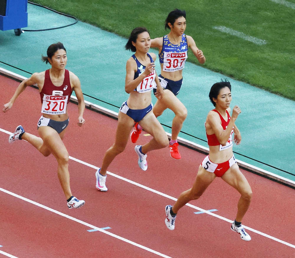 【画像・写真】田中希実　女子800で負けて強しの4位　計算通りの出遅れからまたロングスパート