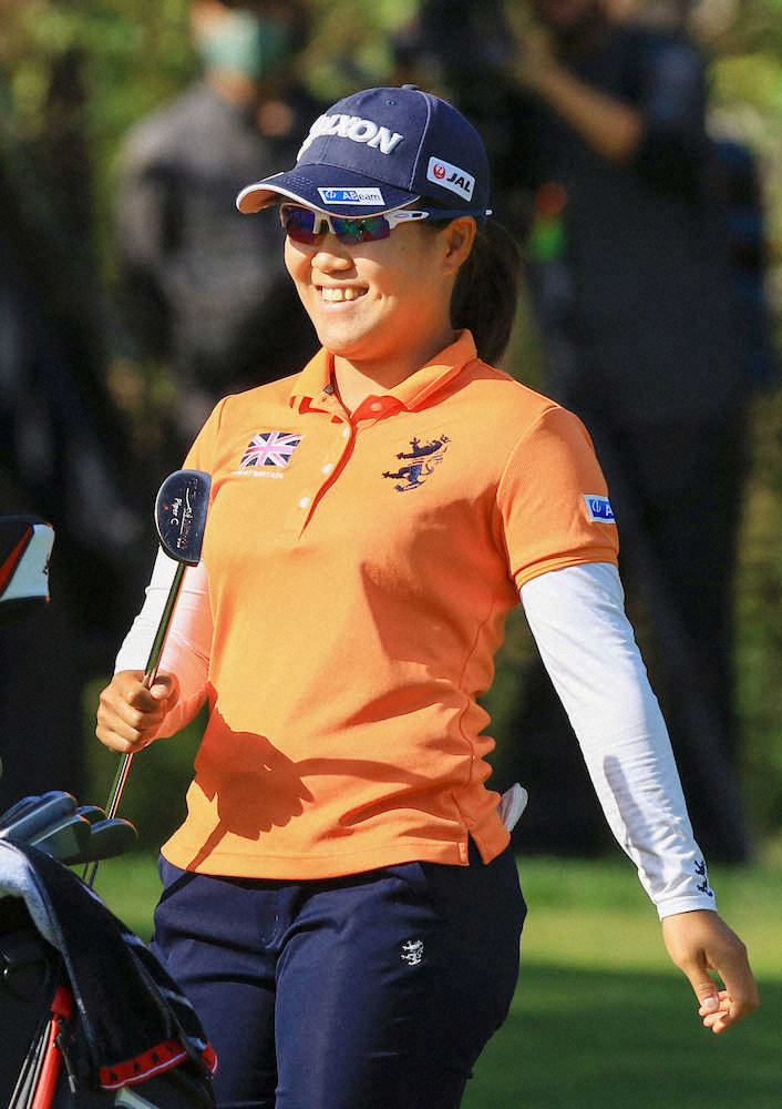 【画像・写真】奈紗　8日開幕全米プロへ収穫4位　スイングにずれ「右と左の打ち分け練習を」