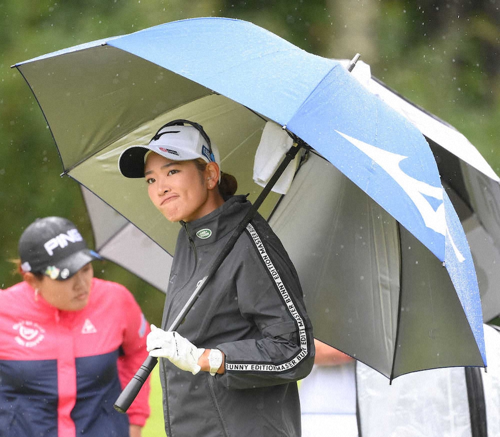 【画像・写真】原英莉花　寒さで体動かず46位発進「今年一番過酷なラウンドだった」