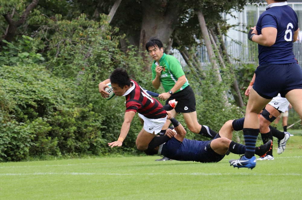 【画像・写真】早大開幕2連勝　立大から8トライ奪取　相良兄弟対決も