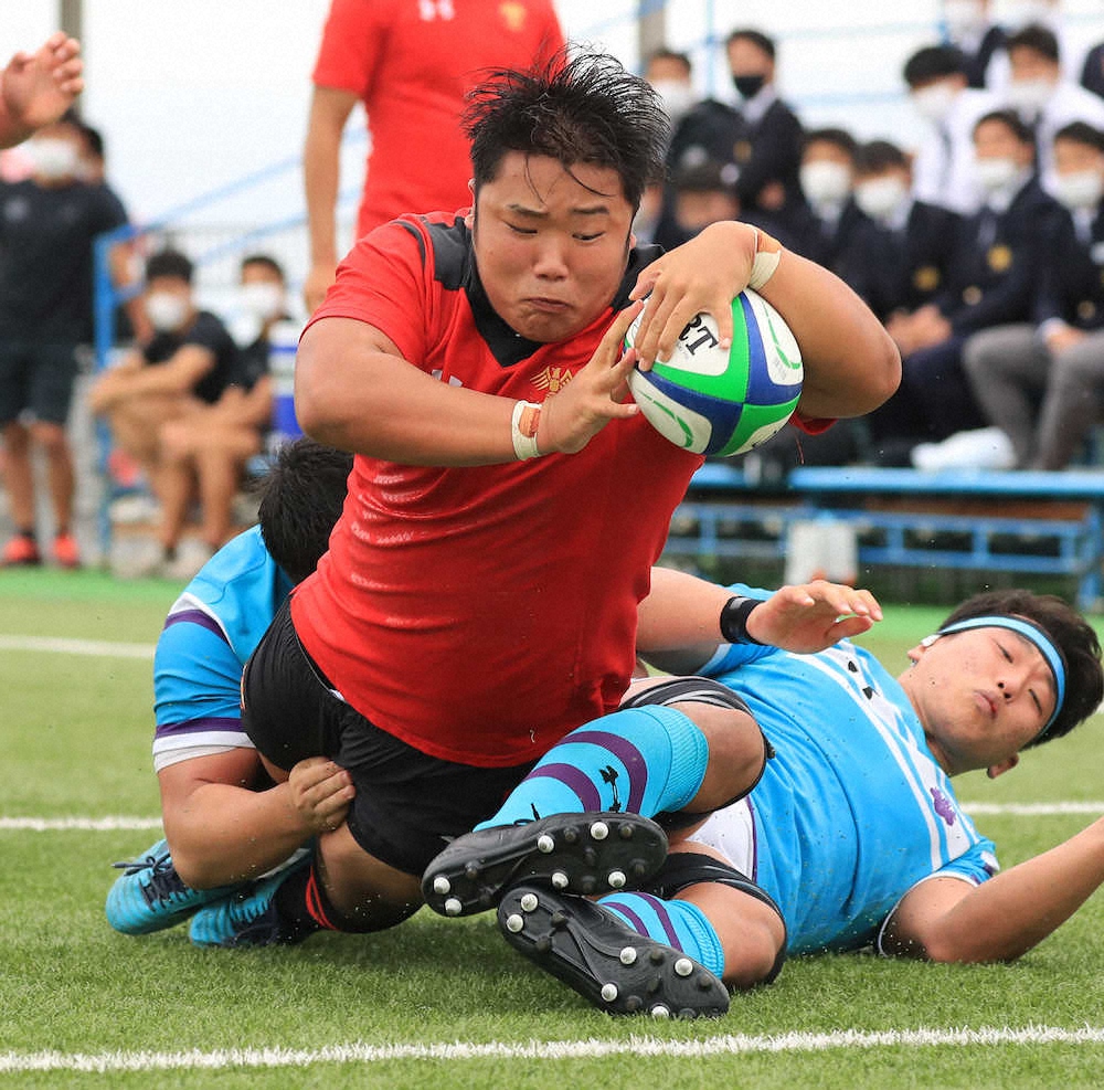 【画像・写真】帝京大ルーキー江良が2トライでMOM、「1年じゃないみたい」名将・岩出氏も絶賛