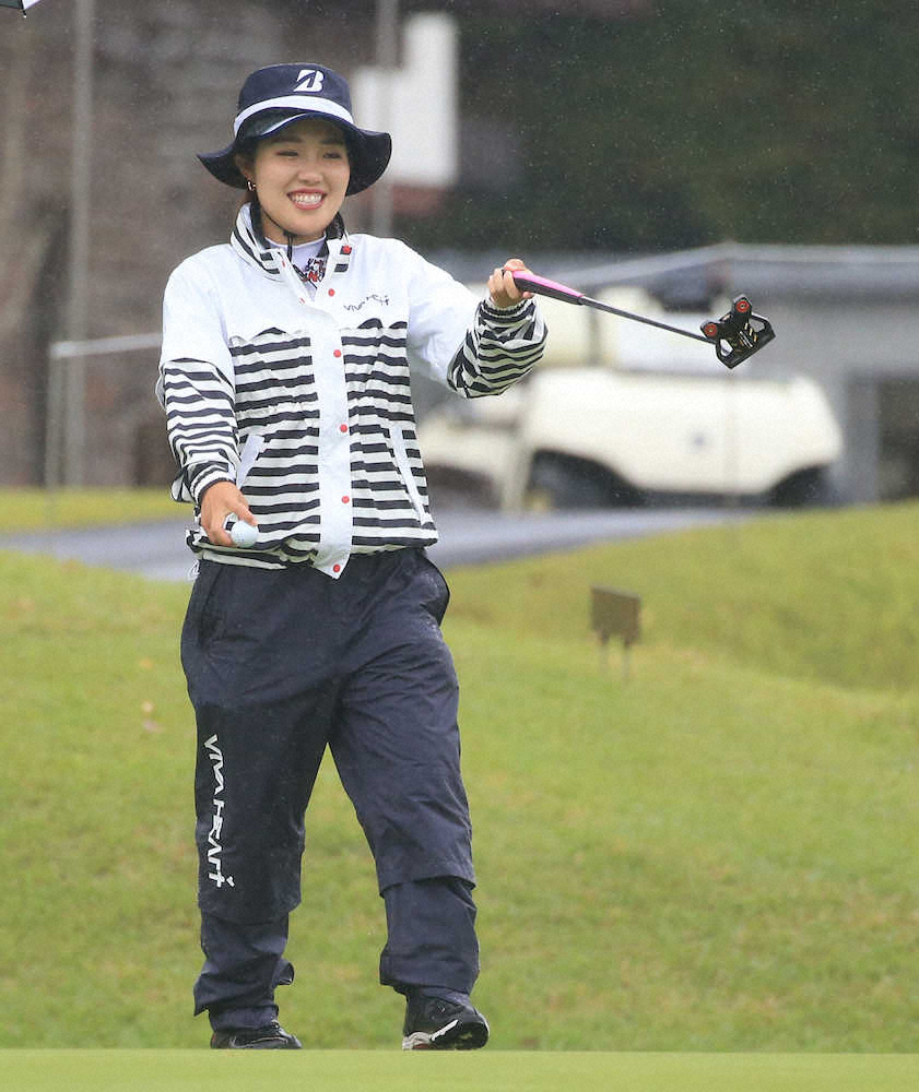 【画像・写真】プロ転向の古江彩佳、連覇へ闘志　前年はアマで史上7人目の優勝