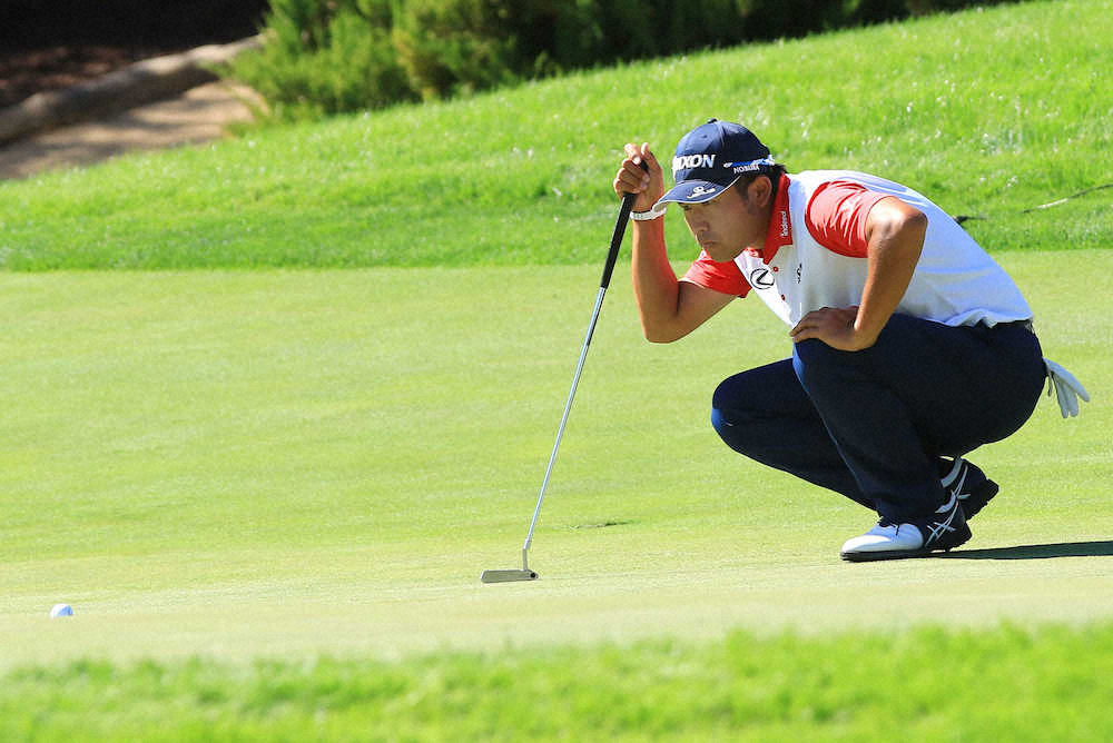 【画像・写真】松山　4バーディー14位発進　首位と5差「パットは先週に続いて良かった」