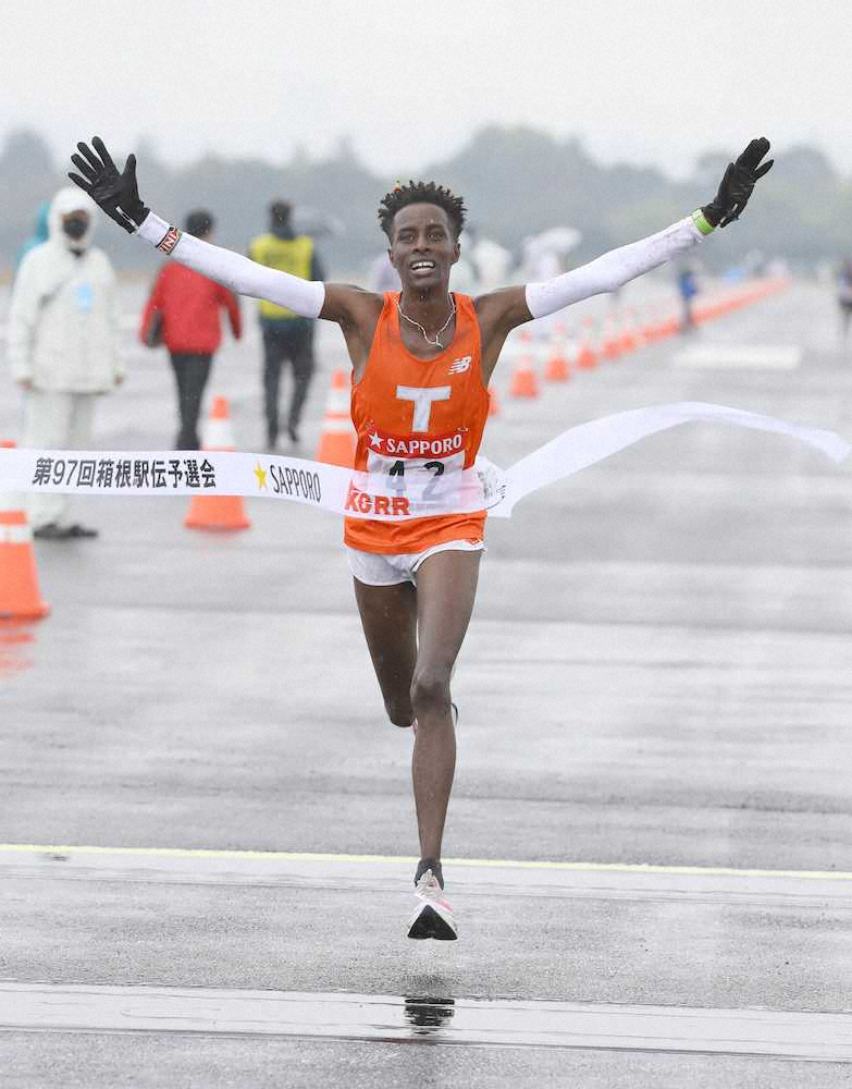 【画像・写真】拓大は9位で箱根本戦へ　ラジニが全体トップ　山下監督「ホッとした」