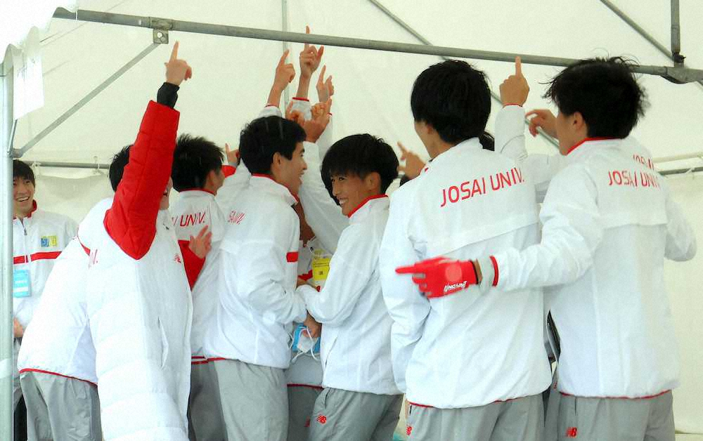 【画像・写真】3位・城西大　2年ぶり切符　菊地主将けん引、本戦では「エース区間で区間賞獲りたい」