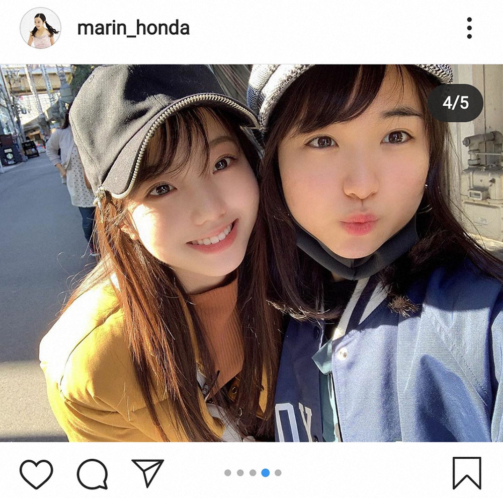 【画像・写真】本田真凜　親友・伊藤美誠の20歳の誕生日祝福！仲良し2ショット写真にファン「可愛いすぎる」