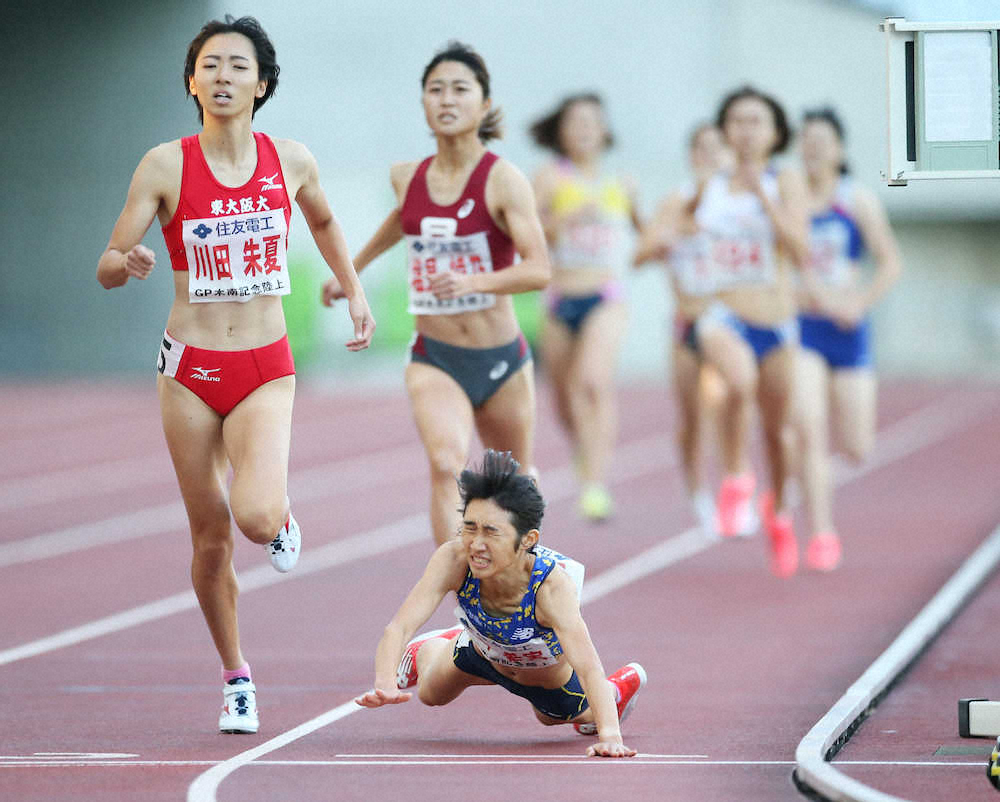 【画像・写真】田中希実　2位と0秒06差“壮絶V”「膝カックンされた感じ」