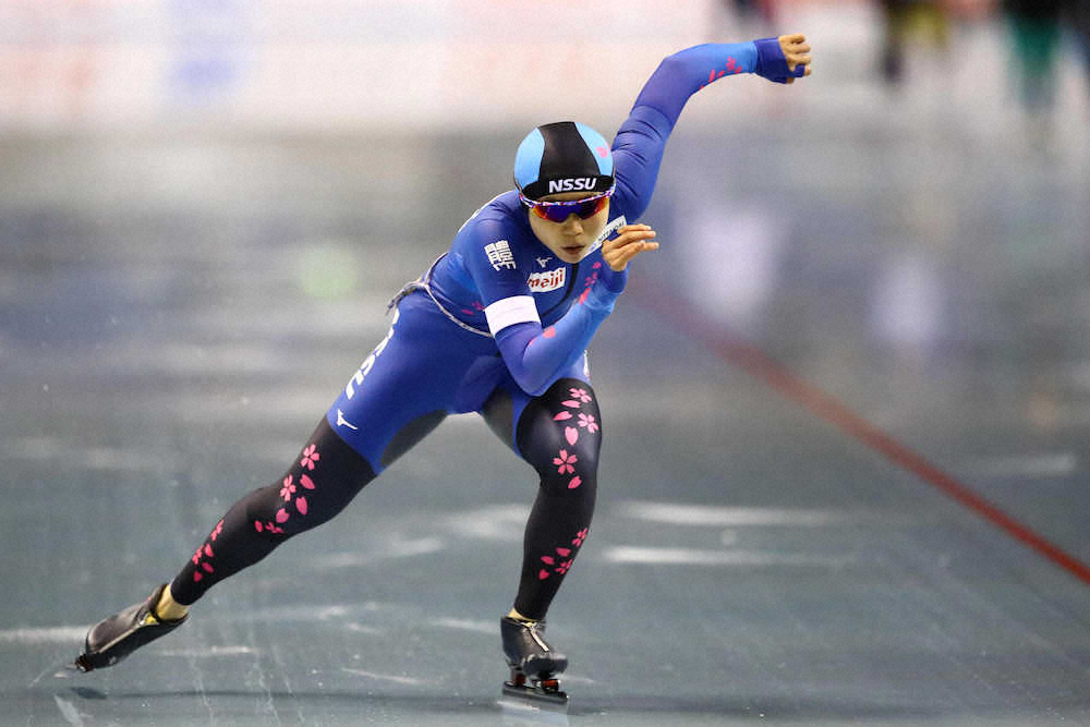 【画像・写真】美帆　1000メートル4連覇！自ら大会記録0秒65更新「思い切り滑れた」