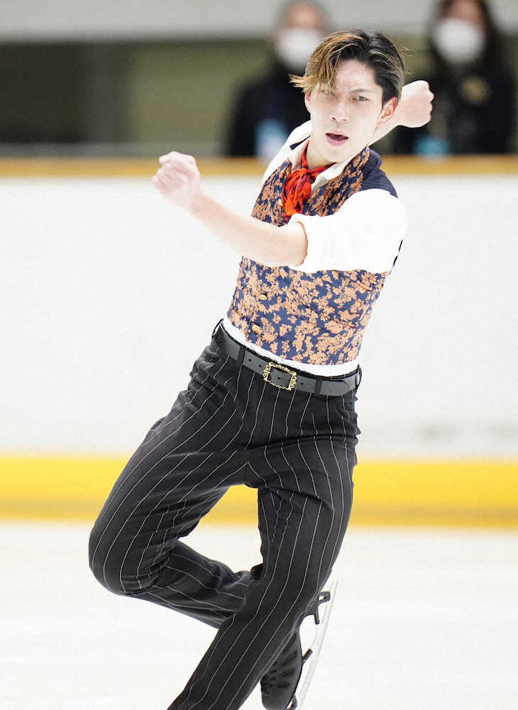 【画像・写真】田中刑事は3位に「きつかった」　来季はエヴァンゲリオン曲滑る